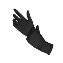 Abena Sensitive nitrilinės vienkartinės pirštinės, juodos S/M/L/XL (100vnt)