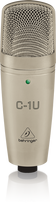 Didelės diafragmos kondensatorinis USB mikrofonas - Behringer C-1U