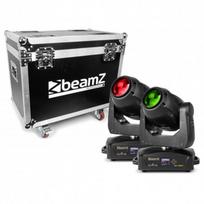 BeamZ Professional IGNITE180B LED Beam Moving Head 2 pieces in Flightcase 150.373
