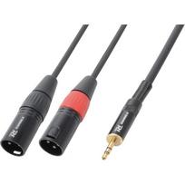 PD-CONNEX Cable 2x XLR Male - 3.5mm Stereo 6.0m 176.023
