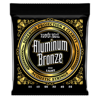 Ernie Ball 2568 Aluminum Bronze Acoustic Strings .011 - .052