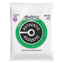 Martin MA-175S Authentic Acoustic Silked String Set 80/20 Bronze .011 - .052