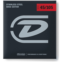 STYGŲ KOMPLEKTAS BOSINEI GITARAI DUNLOP DBS-45105 STAINLESS STEEL