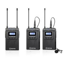 DVIEJŲ PRISEGAMŲ BEVIELIŲ UHF MIKROFONŲ SISTEMA BOYA BY-WM8 PRO-K2