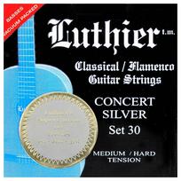 STYGŲ KOMPLEKTAS KLASIKINEI GITARAI LUTHIER L-30SC SUPER CARBON 101 VIDUTINIO-STIPRAUS TEMPIMO