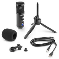 USB MIKROFONAS SU PRIEDAIS VONYX CM320B 173.550 JUODAS