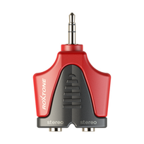 PERĖJIMAS ROXTONE RPAN360 1 x 3.5mm STEREO KIŠTUKAS - 2 x 3.5mm STEREO LIZDAS