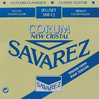 STYGŲ KOMPLEKTAS KLASIKINEI GITARAI SAVAREZ 500-CJ CORUM NEW CRYSTAL STIPRAUS TEMPIMO