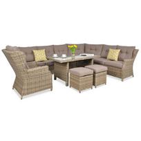 Pinti lauko baldai TRAVENTO DINING BROWN