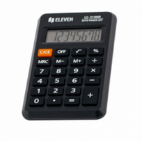 Skaičiuotuvas stalinis ELEVEN LC-310NR, juodos spalvos