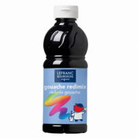 Guašas 500 ml REDIMIX 265, juodos sp.