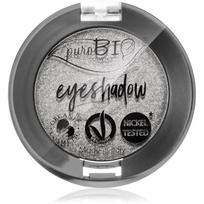 puroBIO Cosmetics Compact Eyeshadows akių šešėliai atspalvis 23 Silver 2,5 g