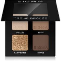 Sigma Beauty Quad akių šešėlių paletė atspalvis Crème Brûlée 4 g