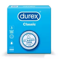 Prezervatyvai Durex Classic, 3 vnt.