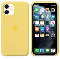 iPhone 11  silikoninis dėklas Yellow