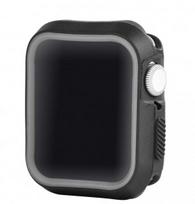 Devia Dazzle Apple Watch 40 mm apsauginis dėklas, juodas ir pilkas išmanusis laikrodis