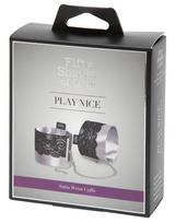 Fifty Shades of Grey fsog Play Nice Satin & Lace Wr pančiai, virvė, antrankiai