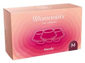 Womanizer W-Heads 3x Bordeaux M Sekso žaislo priedas
