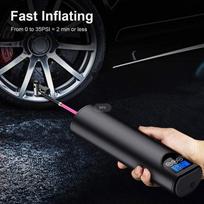 Naujas 12V 150PSI nešiojamas automobilio oro kompresorius mini pripučiamas elektrinis siurblys, skirtas automobilio dviračio įkraunamam siurbliui su LED avarine lempute Air compressor sidabras