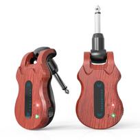 Belaidės gitaros sistemos garso skaitmeninės gitaros siųstuvo imtuvas, įmontuotas įkraunamas akumuliatorius 100