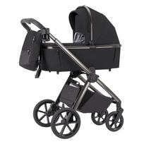 CARRELLO Omega CRL-6530 Absolute Black 2in1 Universalus vežimėlis