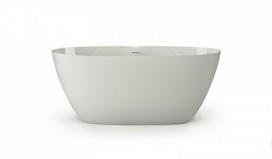 Akmens masės vonia Paa PERLA 145x71 cm glossy fog