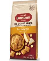 Sluoksniuotos tešlos užkandžiai FORNO BONOMI, sūrio skonio, 150 g
