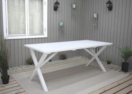 Lauko stalas Country 190x86 cm, baltas