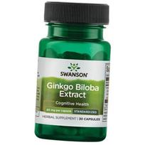 Ginkgo biloba ekstraktas, Swanson 30 kaps (71280001) 30caps
