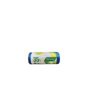 Šiukšlių maišai SORTEX, 35 l, 30 mk, 50 x 60 cm, mėlyni, 15 vnt
