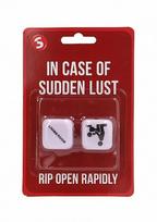 Erotinis žaidimas In Case Of Sudden Lust Sex Dice