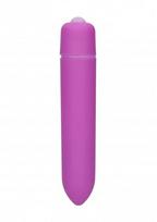 Mini vibratorius Shots Be Good Tonight 9,3cm, violetinis