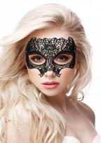 Ouch! seksuali veido kaukė Princess Black Lace Mask, juoda