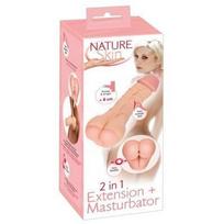 Varpos pratęsimas ir masturbatorius 2 in 1 Nature Skin