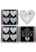 Žaidimo Scratch & Sex kortelės