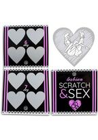 Žaidimo Scratch & Sex kortelės