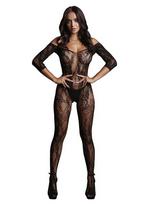 Le Desir viso kūno kojinė Lace Sleeved Bodystocking