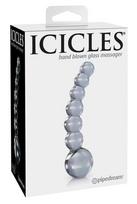 Varpos imitatorius Icicles No. 66, skaidrus, stiklinis
