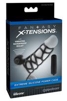 Penio mova su žiedu Extreme Silicone Power Cage