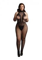 Le Desir viso kūno kojinė Fishnet and Lace Bodystocking