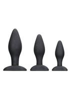 Ouch! analinių kaiščių rinkinys Apex Butt Plug Set, 3 vnt.