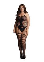 Le Desir viso kūno kojinė Fence Net Suspender Bodystocking