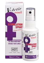 Stimuliuojantis purškiklis moterims Hot V-active, 50 ml