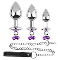 Analinių kištukų rinkinys Anal Plug Set, 3 vnt.