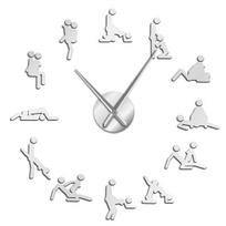 Laikrodis su sekso pozomis Kamasutra Clock