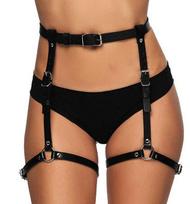 Seksualus odinis šlaunų ir kojų diržas Bondage Belt