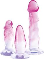 Dildo rinkinys Crystal Clear
