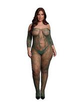 Kūno kojinė Lace Long, XL-XXXL, žalia