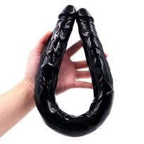 Dvipusis dildo, juoda