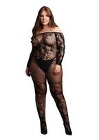 Kūno kojinė Le Desir, XL-4XL dydžiams, juoda